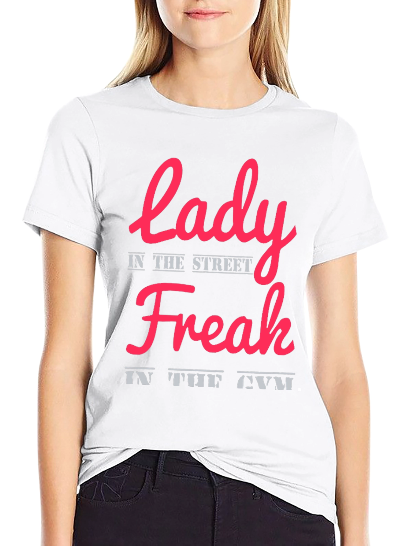 Lady Freak T-Shirt: Street Style Meets Gym Life