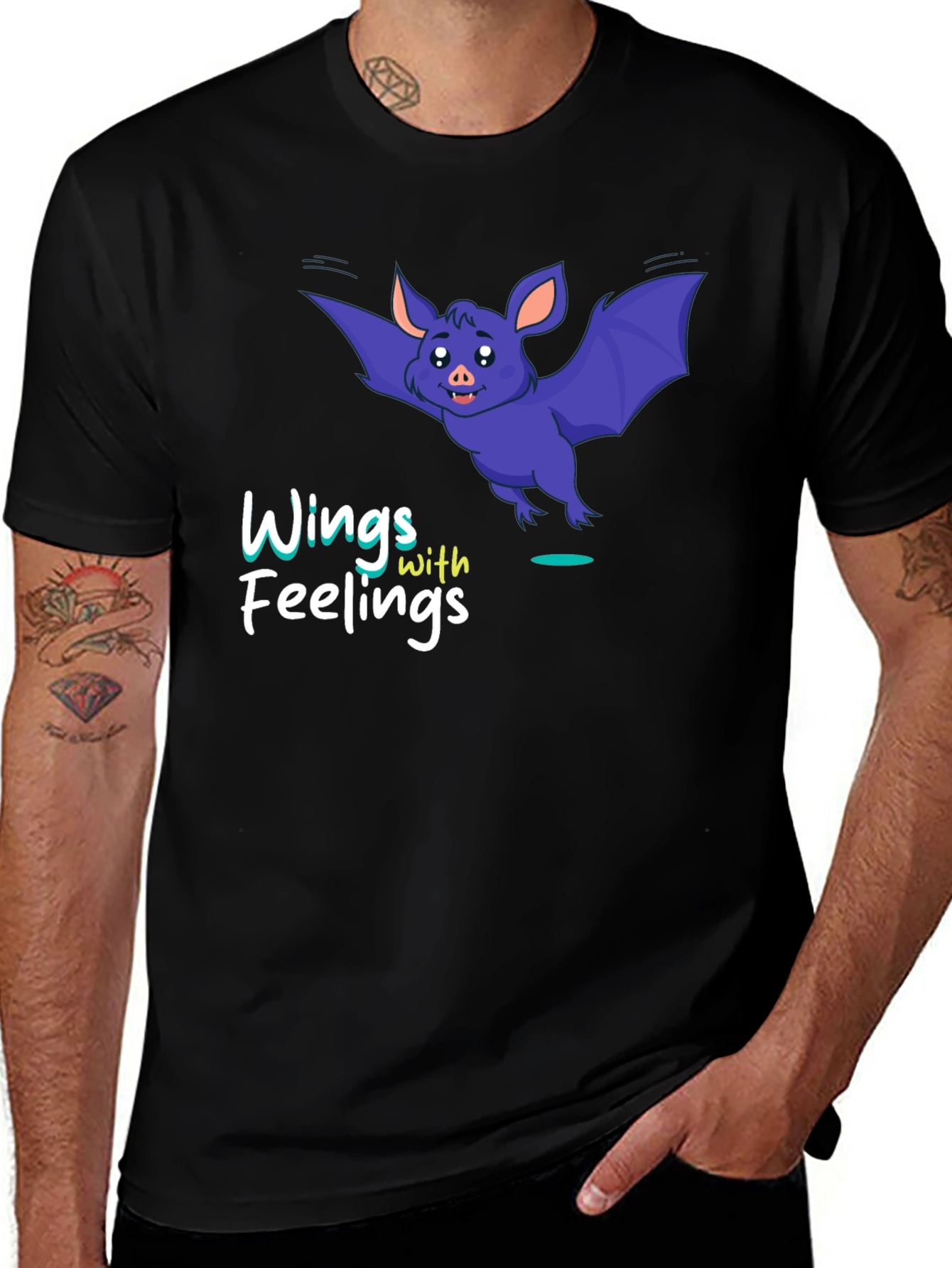 Wings With Feelings Graphic Tee