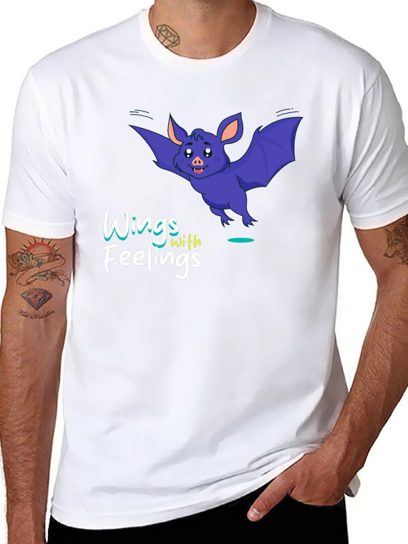 Wings With Feelings Graphic Tee