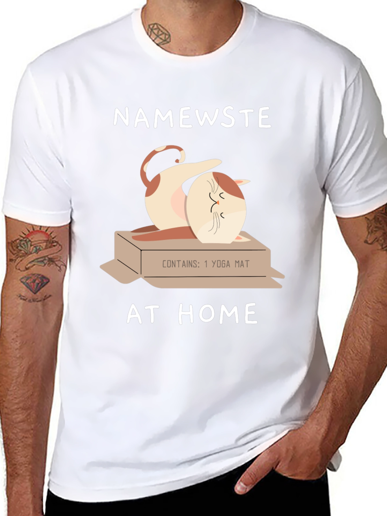 Namewste Cat Yoga T-Shirt
