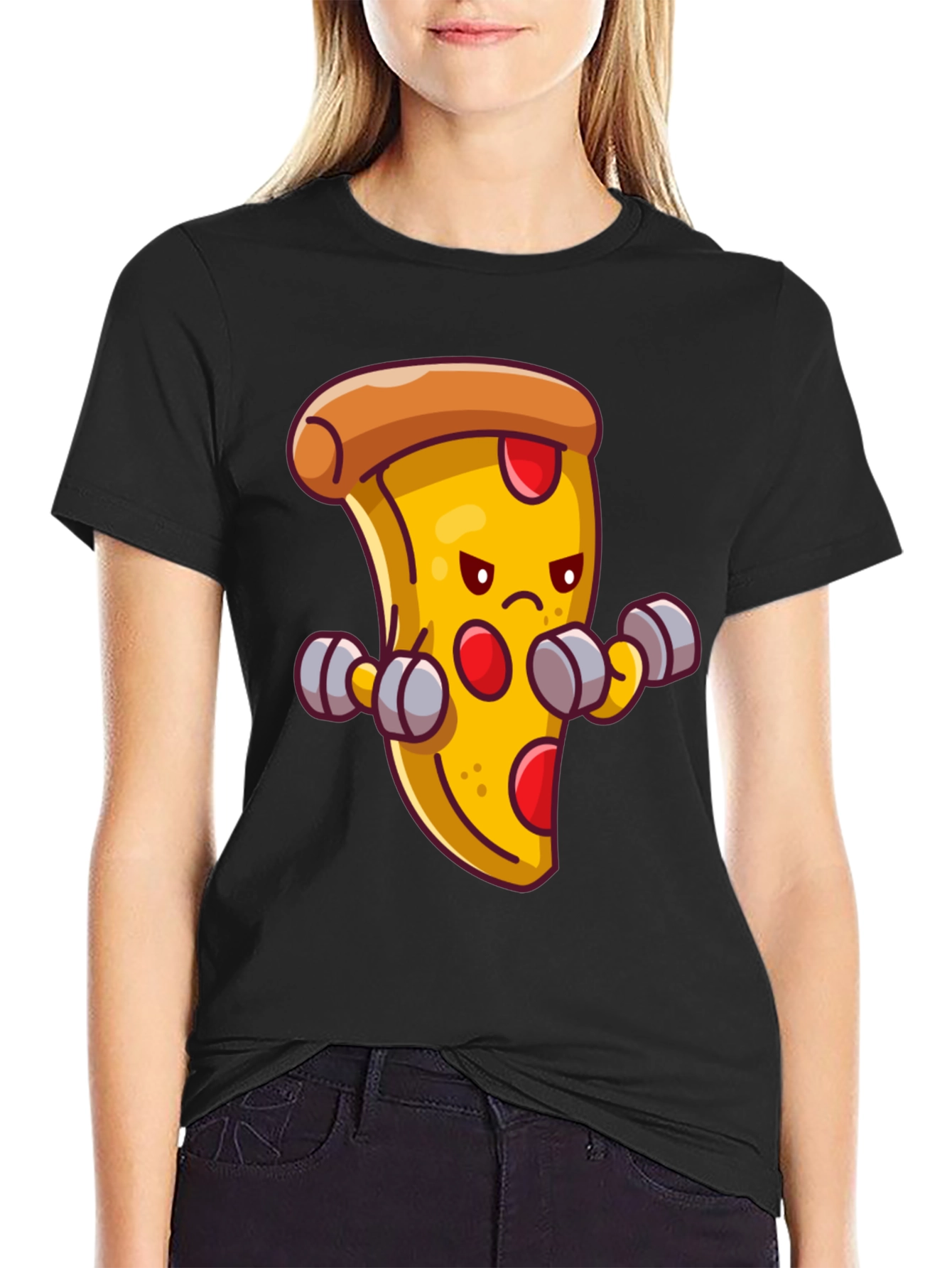 Pizza Gym T-Shirt - Funny Workout Tee