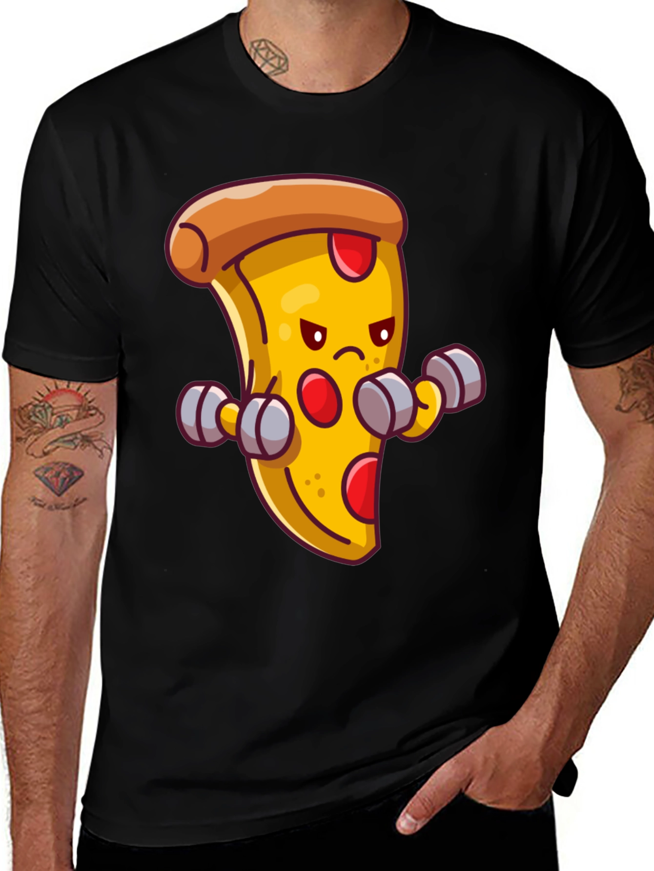 Pizza Gym T-Shirt - Funny Workout Tee