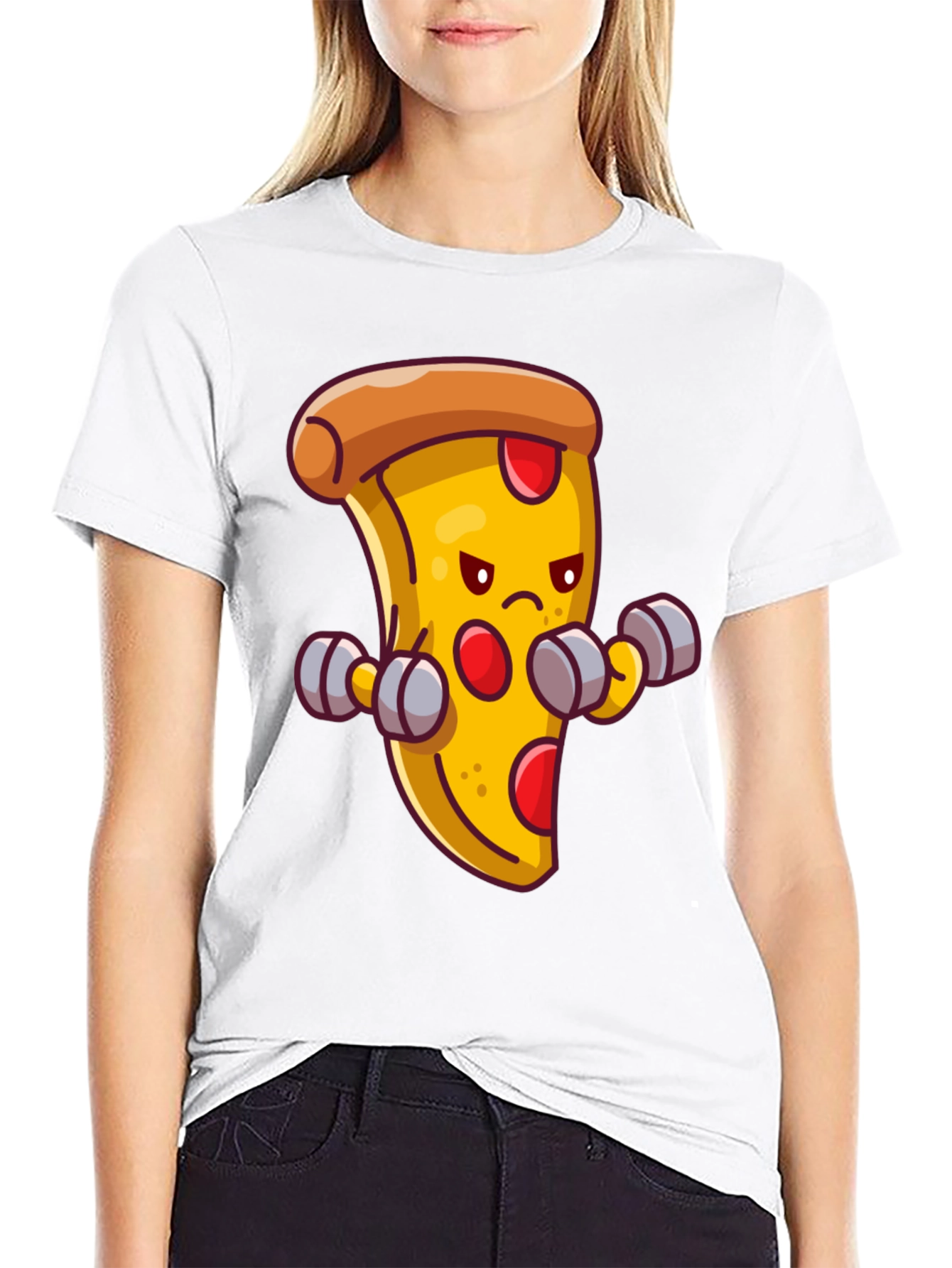 Pizza Gym T-Shirt - Funny Workout Tee