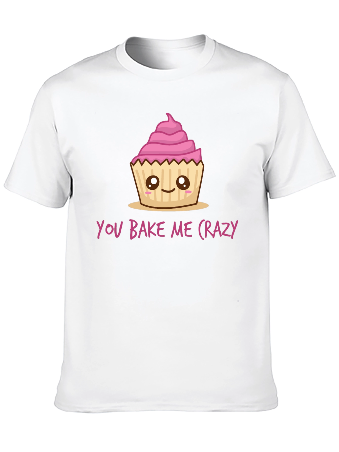You Bake Me Crazy Cupcake Graphic Tee