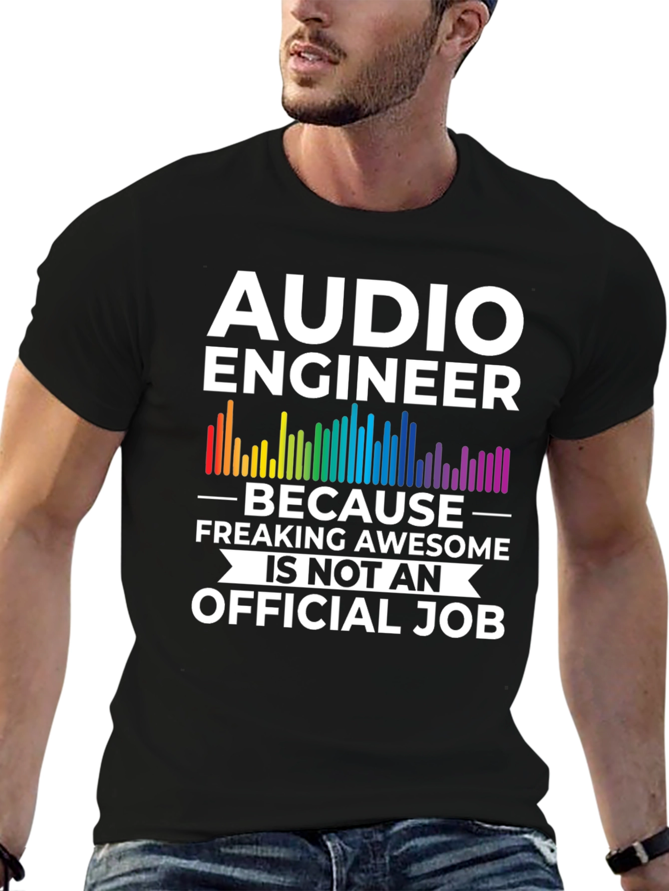 Audio Engineer Funny T-Shirt - Awesome Job