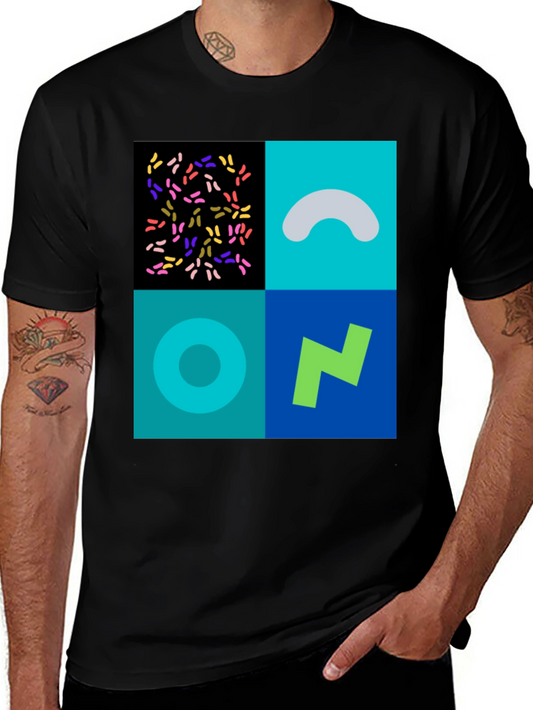 Abstract Art Graphic Tee - Modern Design