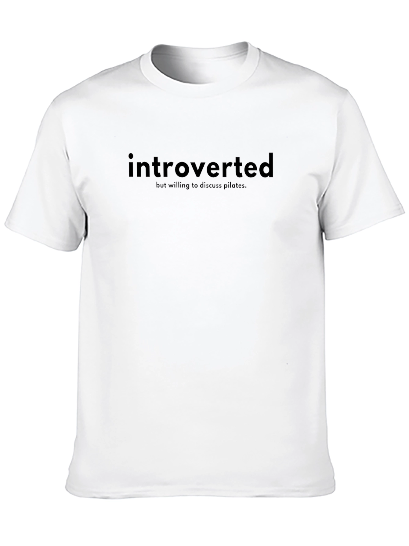 Introverted Pilates T-Shirt - Funny Workout Tee