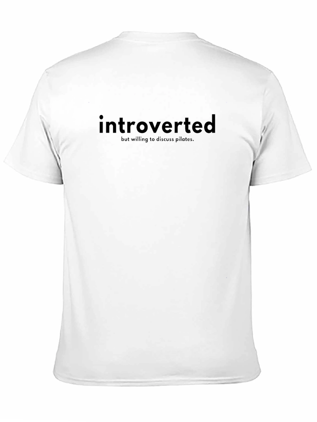 Introverted Pilates T-Shirt - Funny Workout Tee