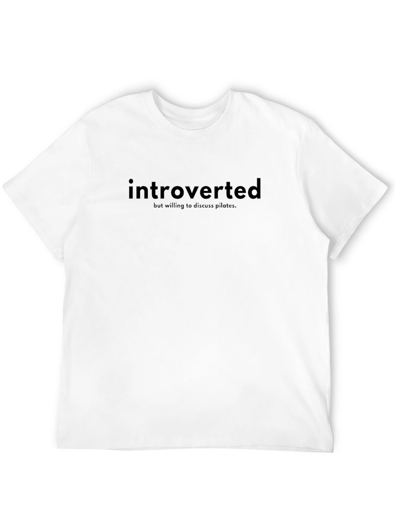 Introverted Pilates T-Shirt - Funny Workout Tee
