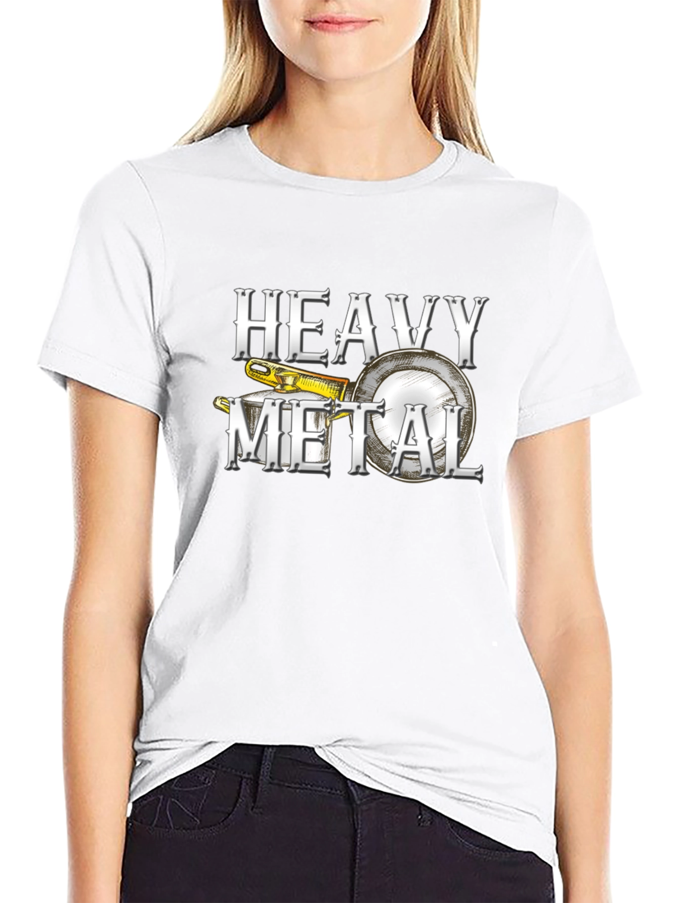 Heavy Metal Banjo Graphic T-Shirt - Musician Tee