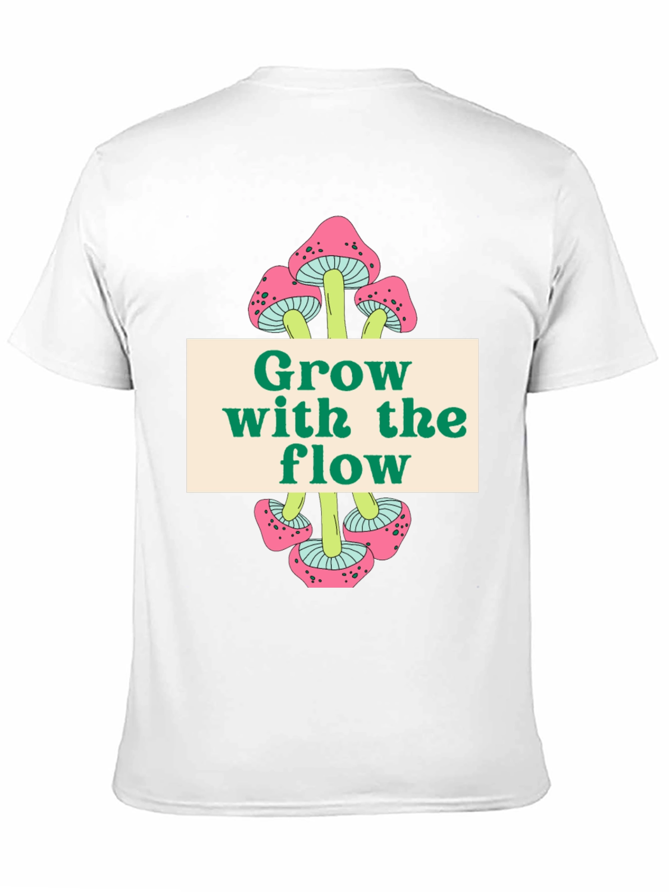 Grow with the Flow Mushroom Graphic Tee