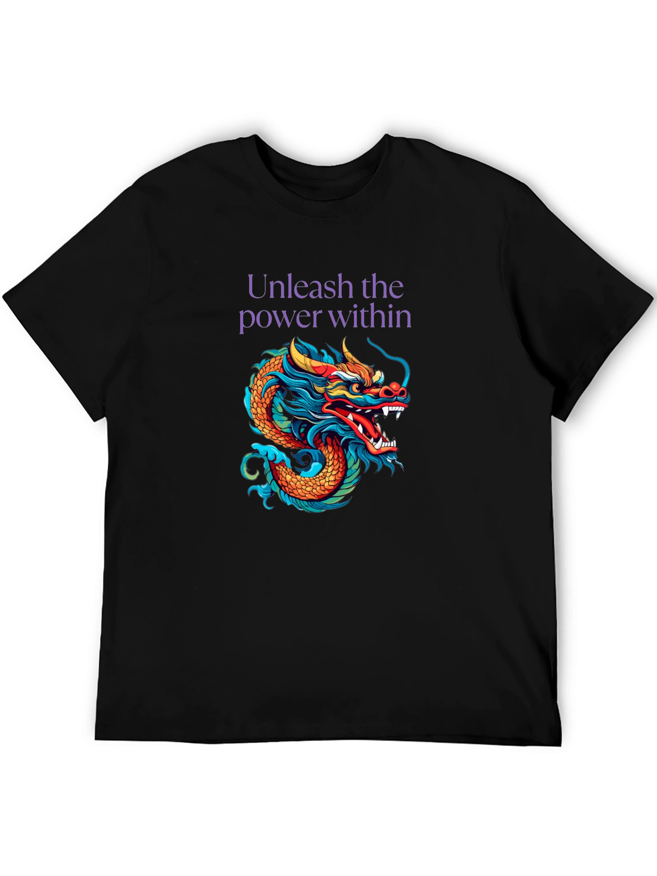 Unleash the Dragon Black Graphic Tee