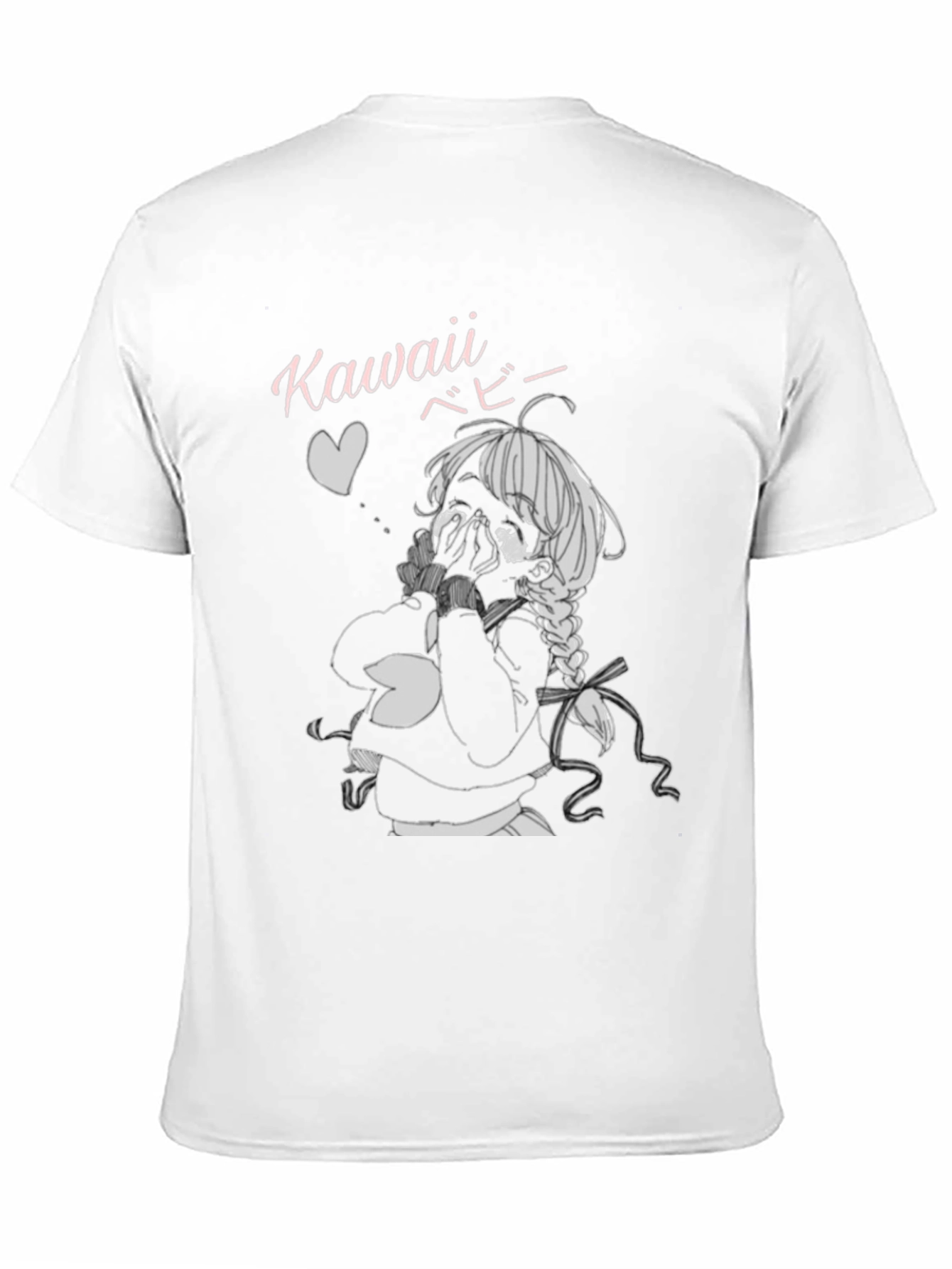 Kawaii Anime Graphic Tee - Black Unisex T-Shirt