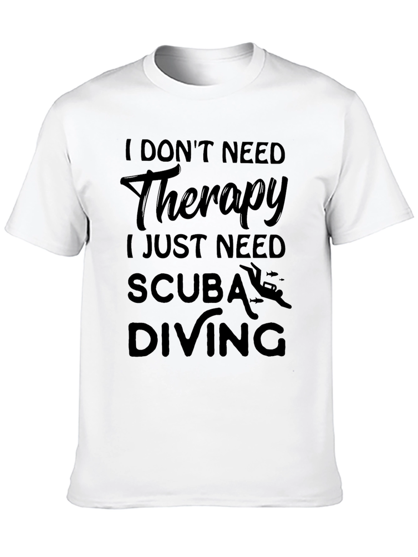 Scuba Diving Therapy T-Shirt Diver Gift