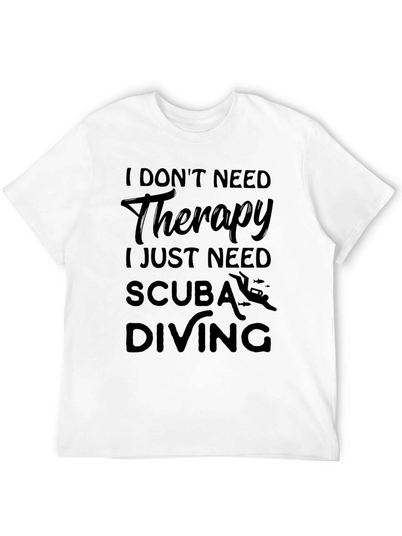 Scuba Diving Therapy T-Shirt Diver Gift
