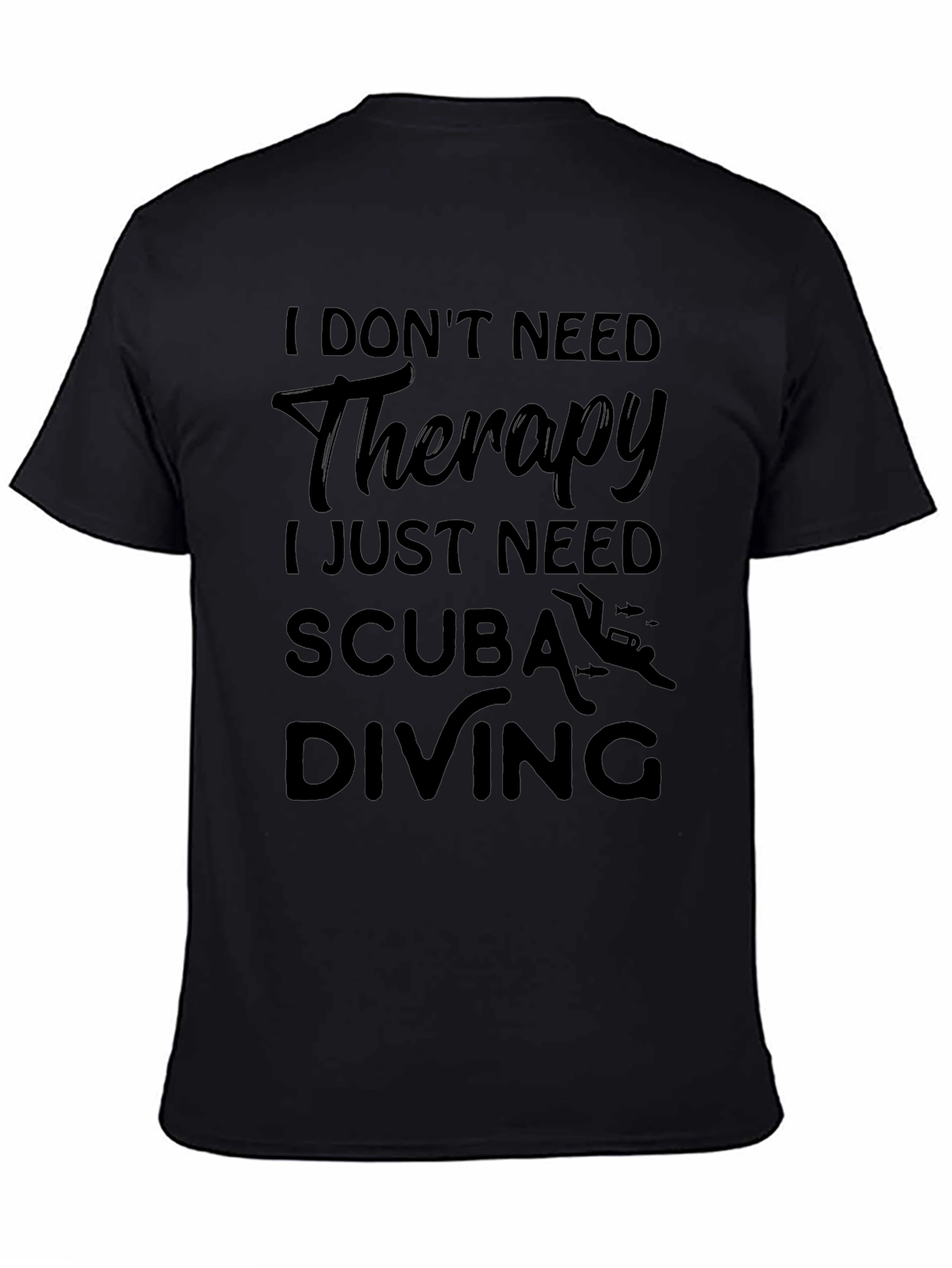 Scuba Diving Therapy T-Shirt Diver Gift
