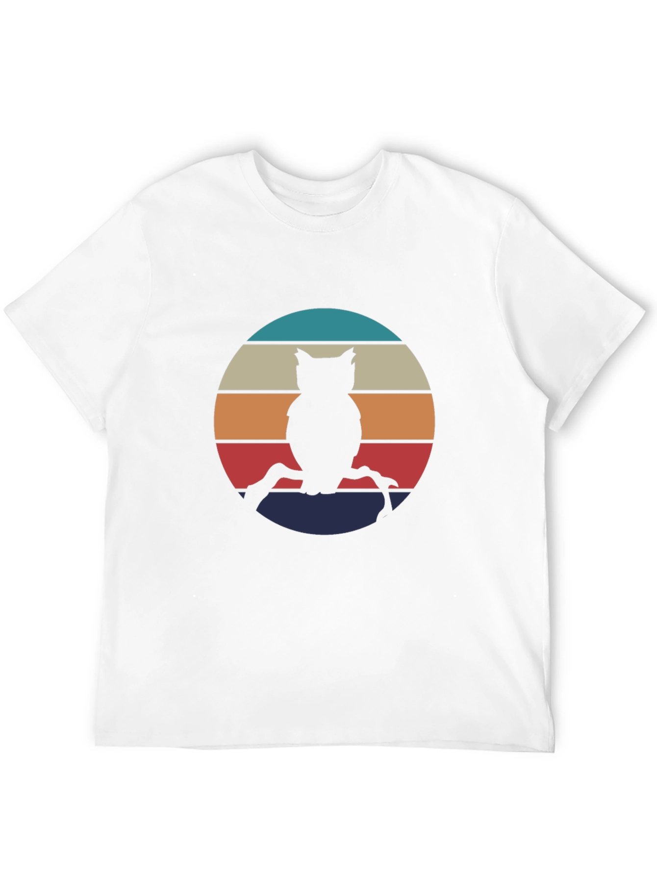 Retro Owl Silhouette Graphic Tee