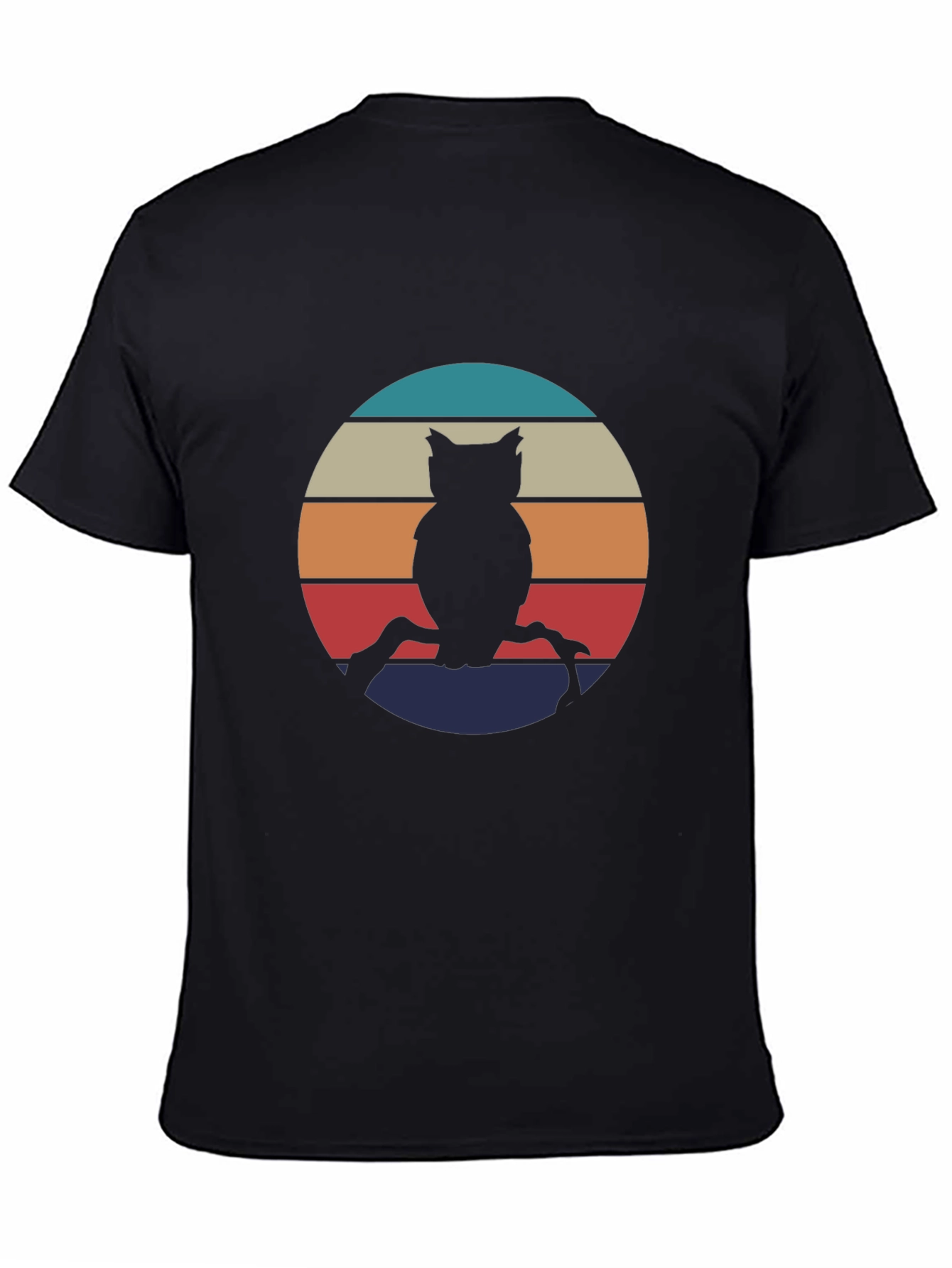 Retro Owl Silhouette Graphic Tee