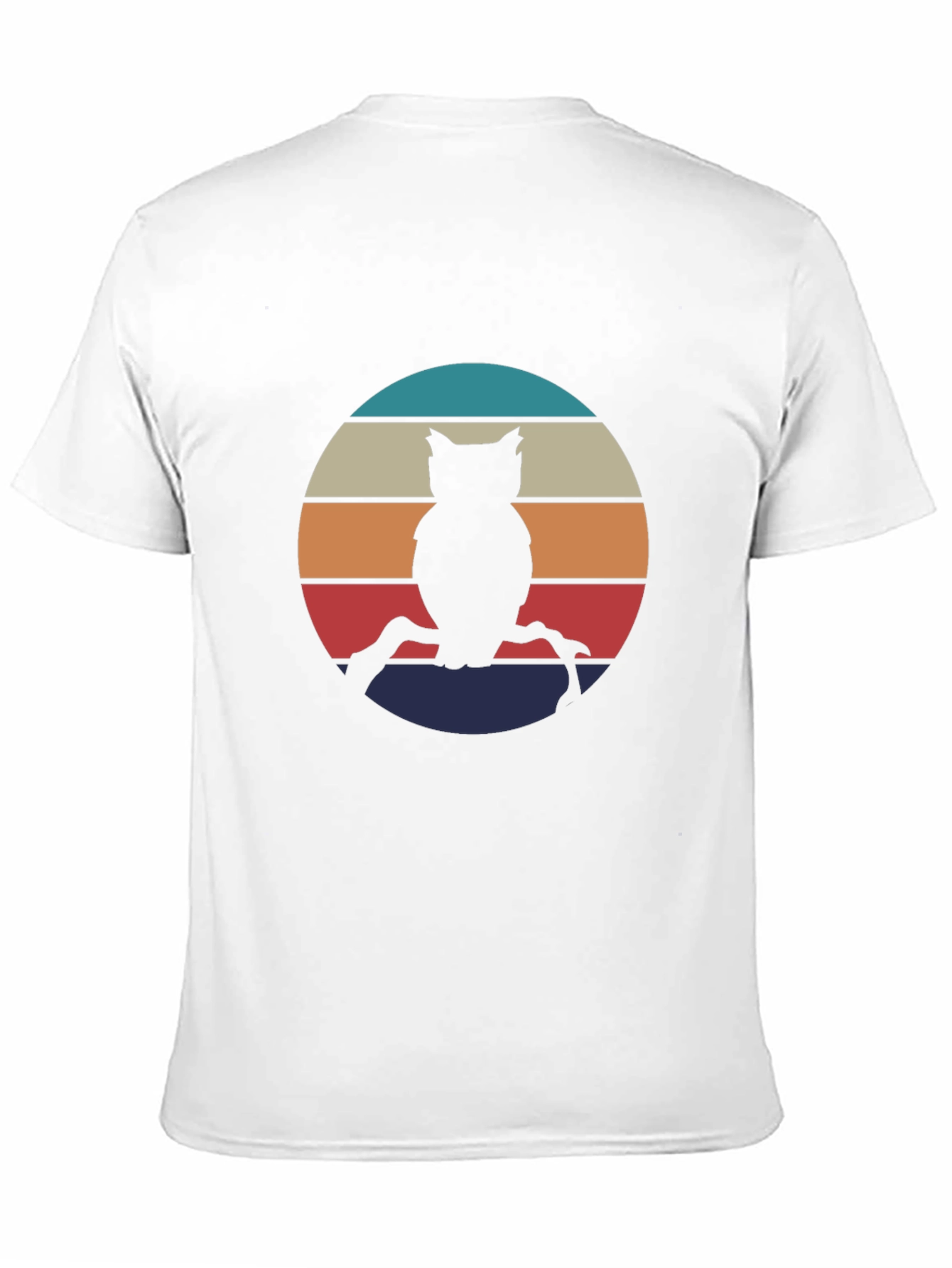 Retro Owl Silhouette Graphic Tee