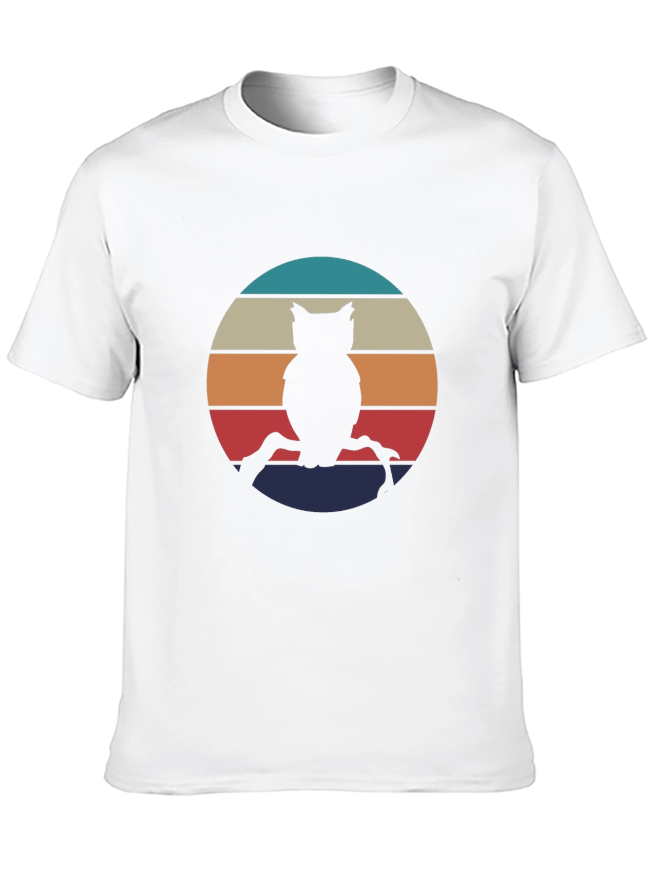 Retro Owl Silhouette Graphic Tee