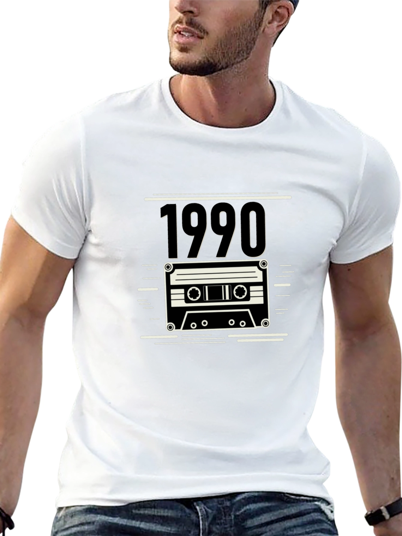 1990 Cassette Tape T-Shirt - Retro Style