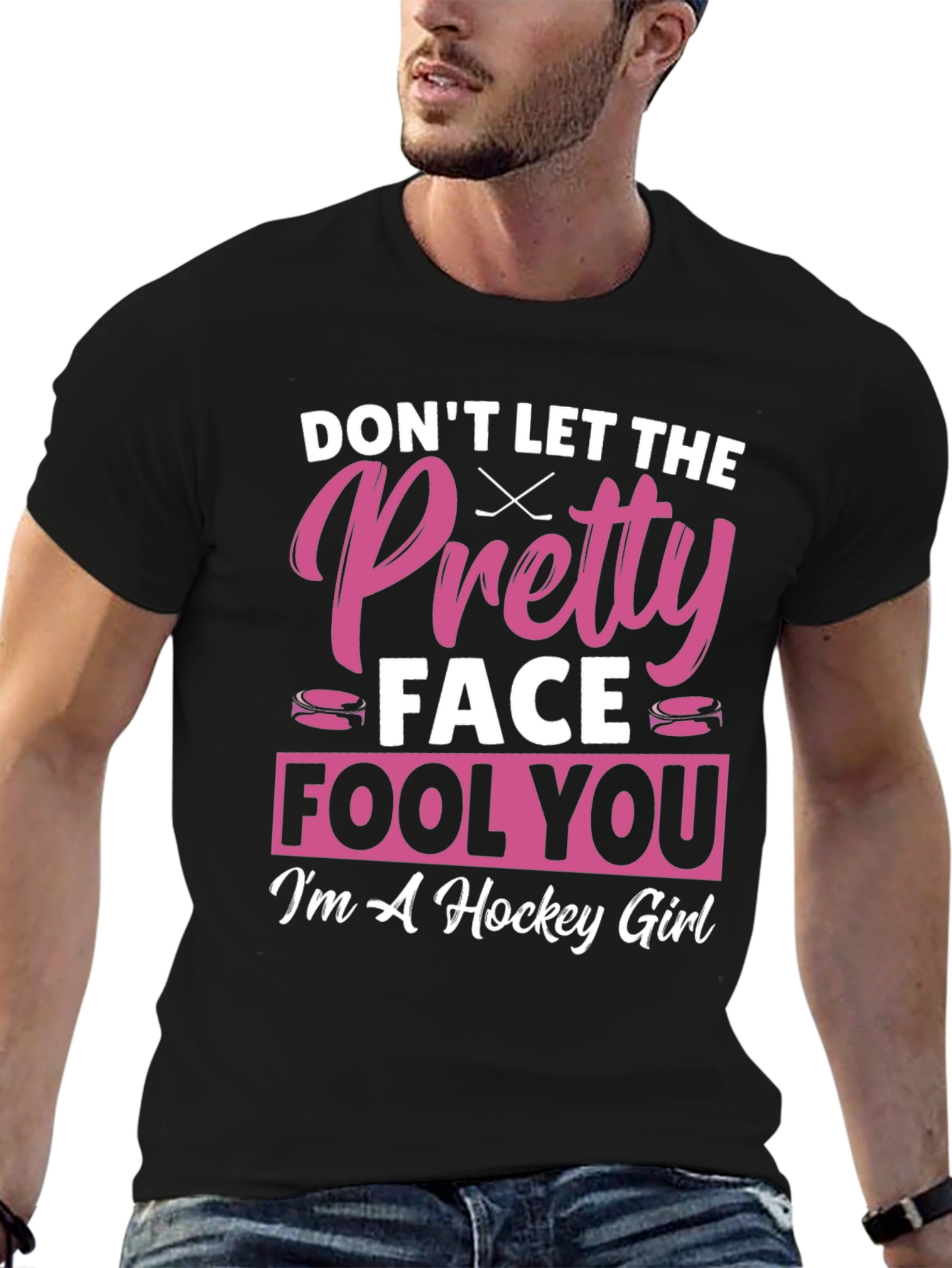 Hockey Girl Graphic T-Shirt
