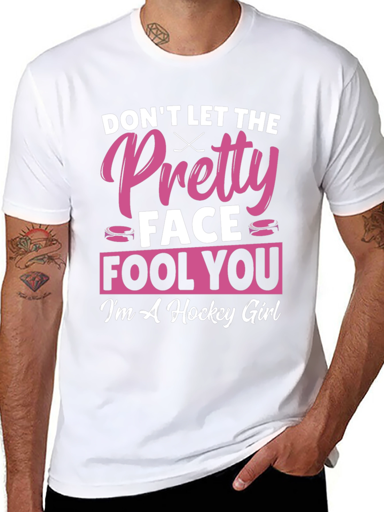 Hockey Girl Graphic T-Shirt