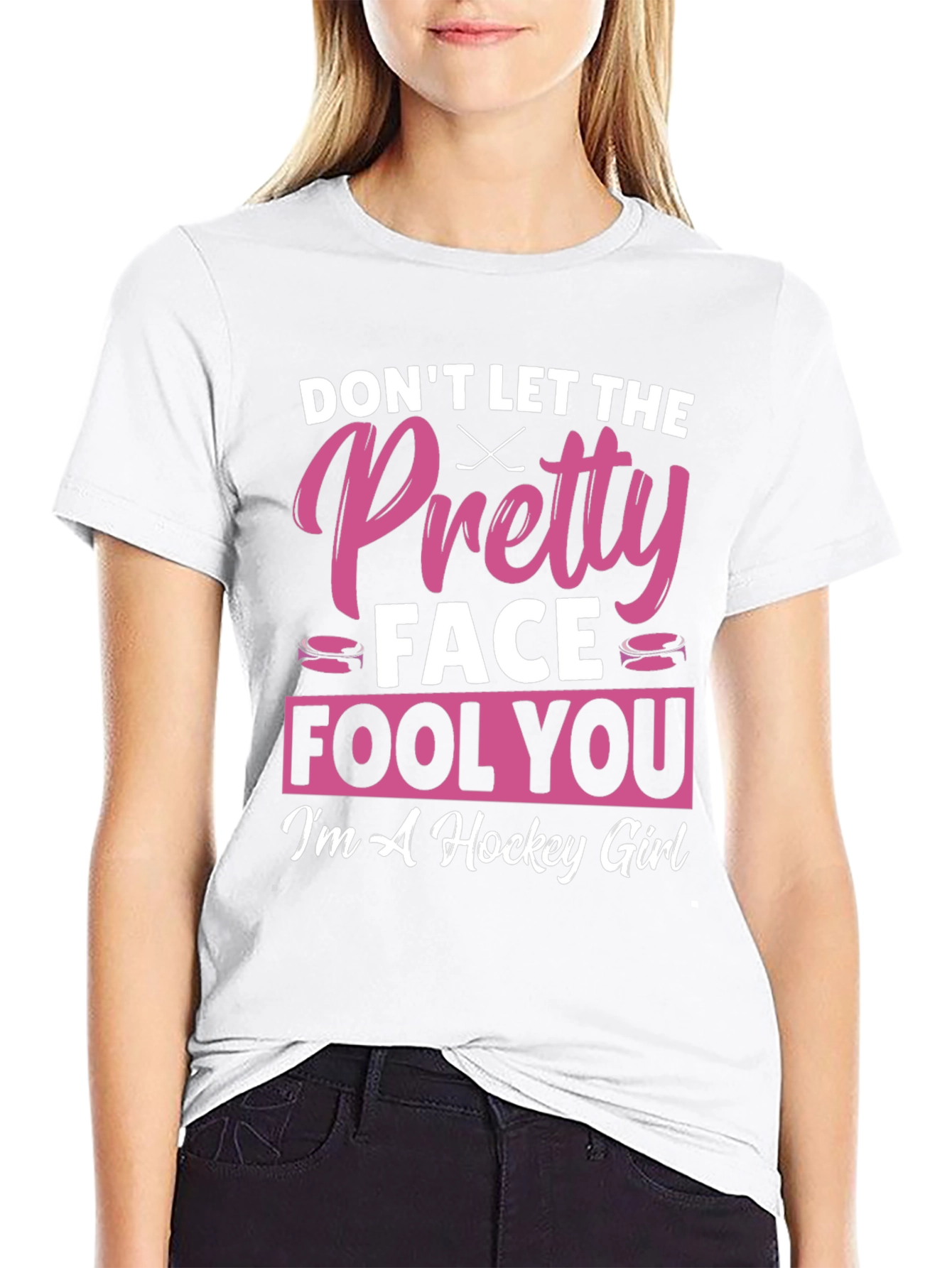 Hockey Girl Graphic T-Shirt