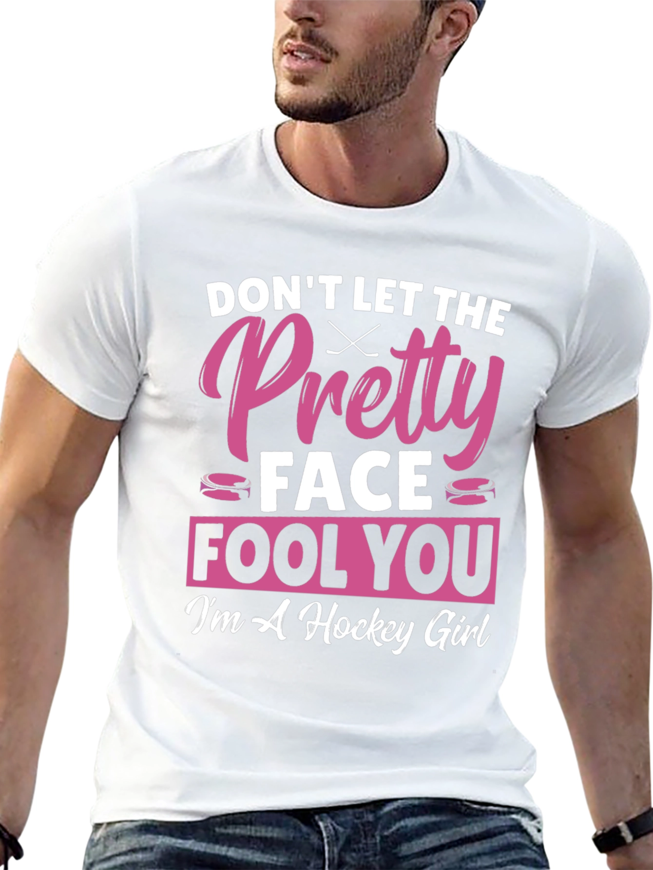 Hockey Girl Graphic T-Shirt