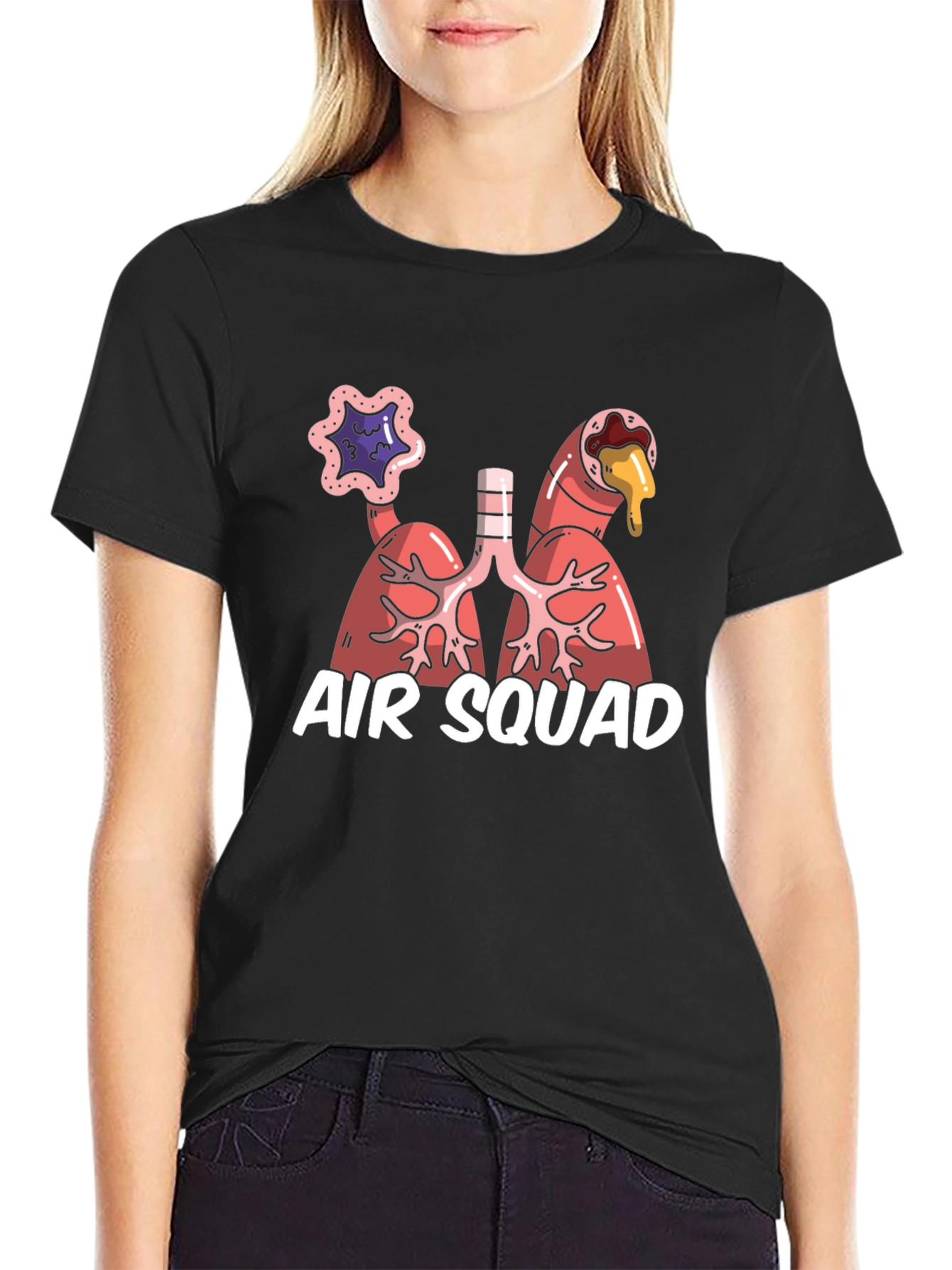 Air Squad Graphic Tee - Lung Anatomy