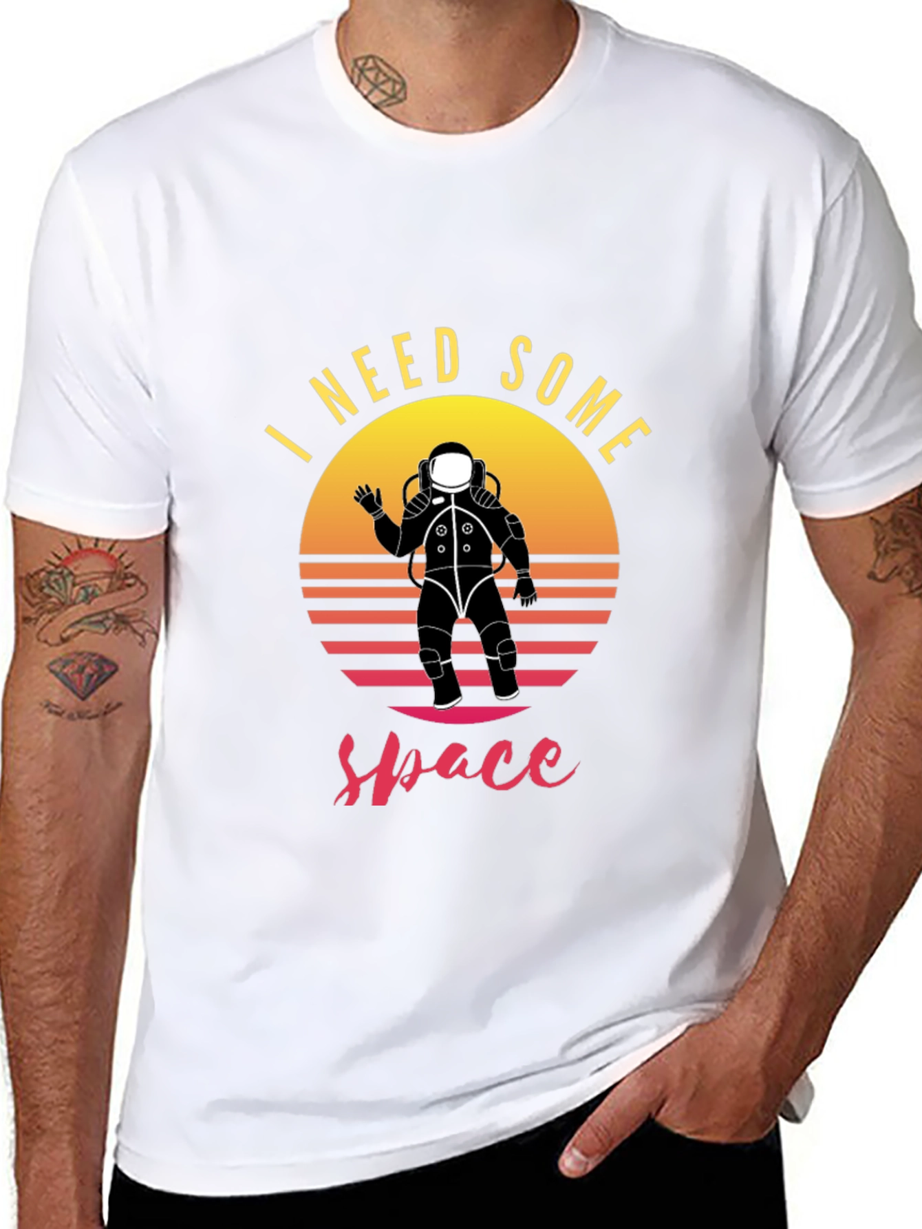 I Need Some Space T-Shirt - Astronaut Graphic Tee