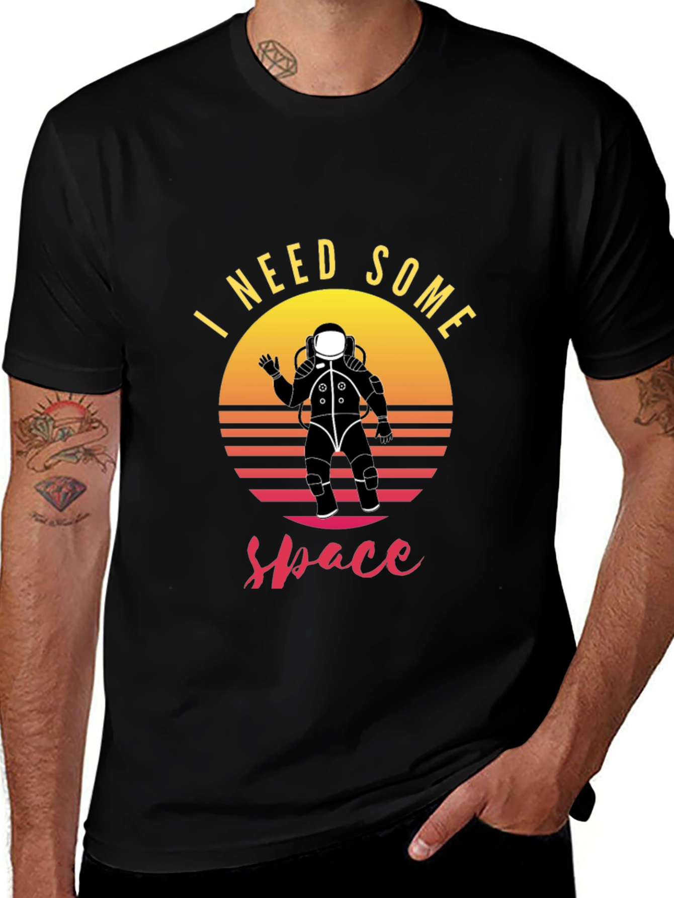 I Need Some Space T-Shirt - Astronaut Graphic Tee