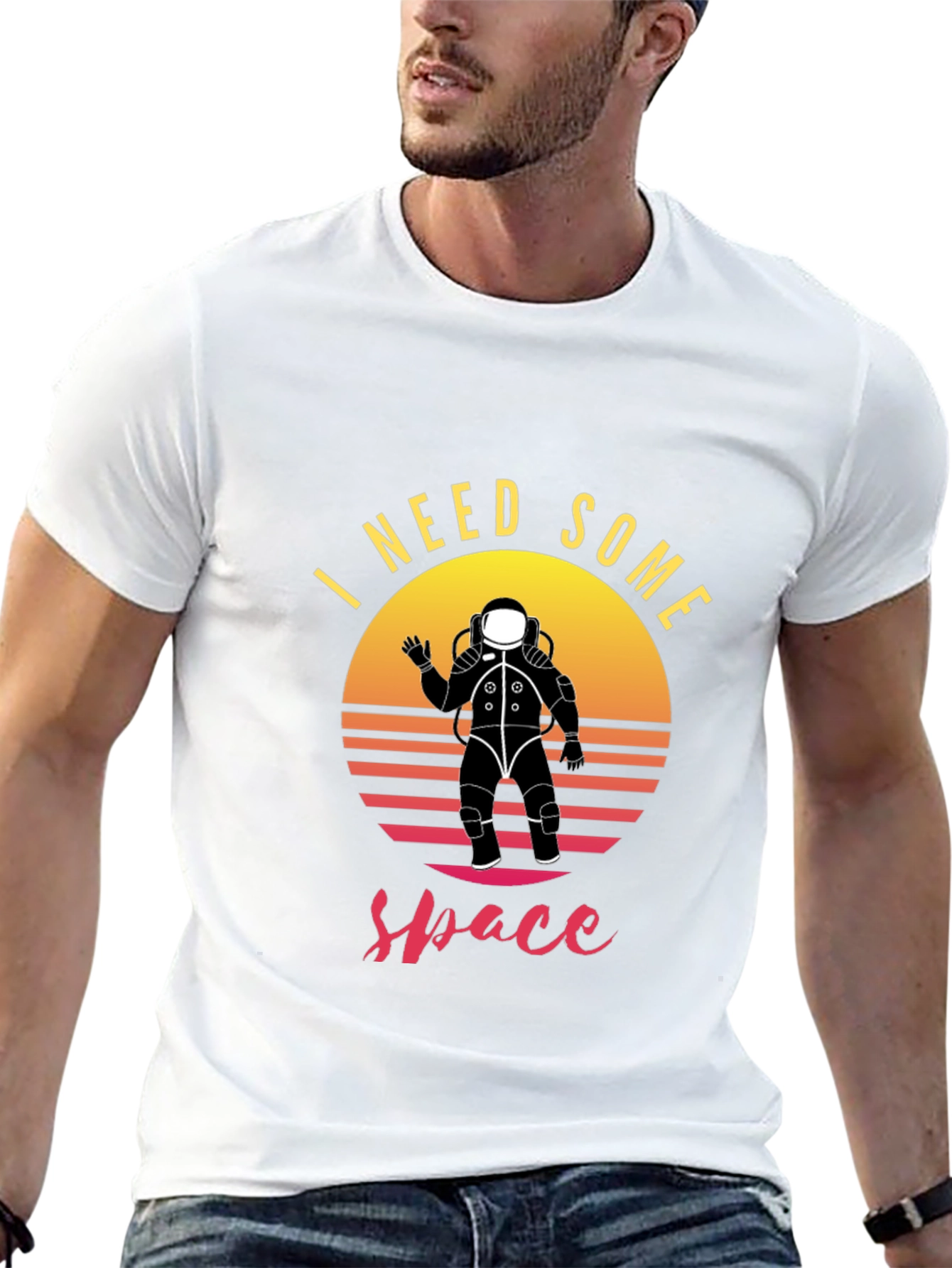 I Need Some Space T-Shirt - Astronaut Graphic Tee