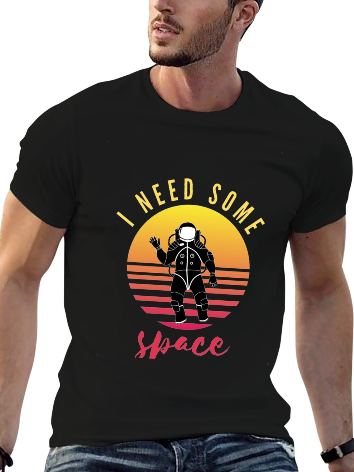 I Need Some Space T-Shirt - Astronaut Graphic Tee