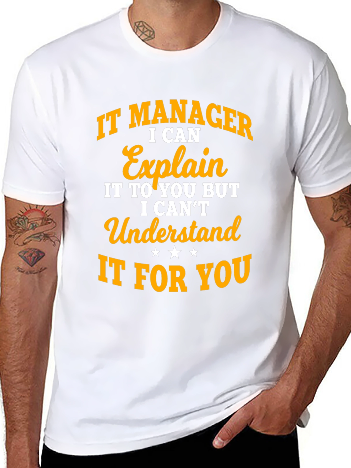 IT Manager Explain Funny T-Shirt