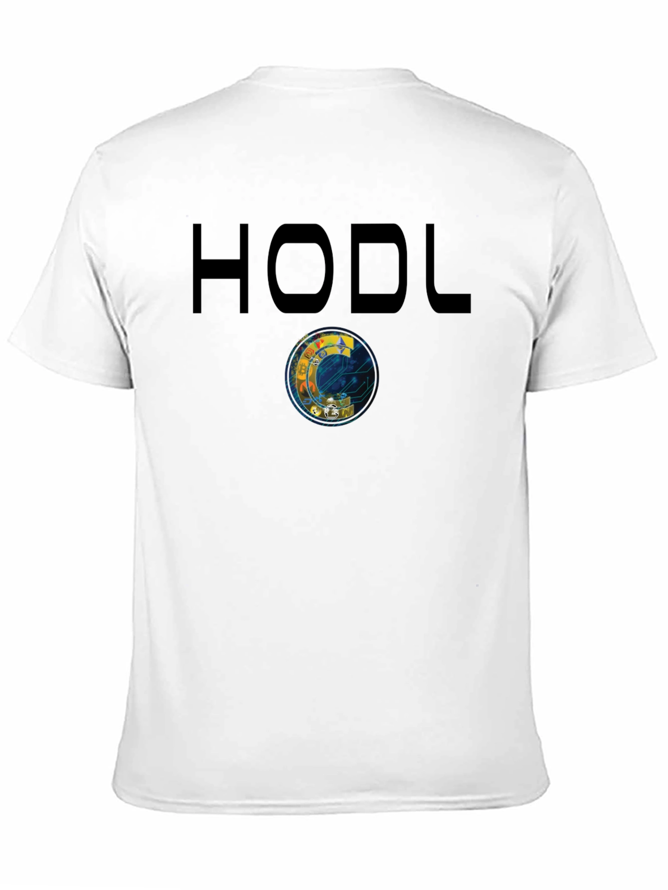 HODL Crypto T-Shirt - Bitcoin Design