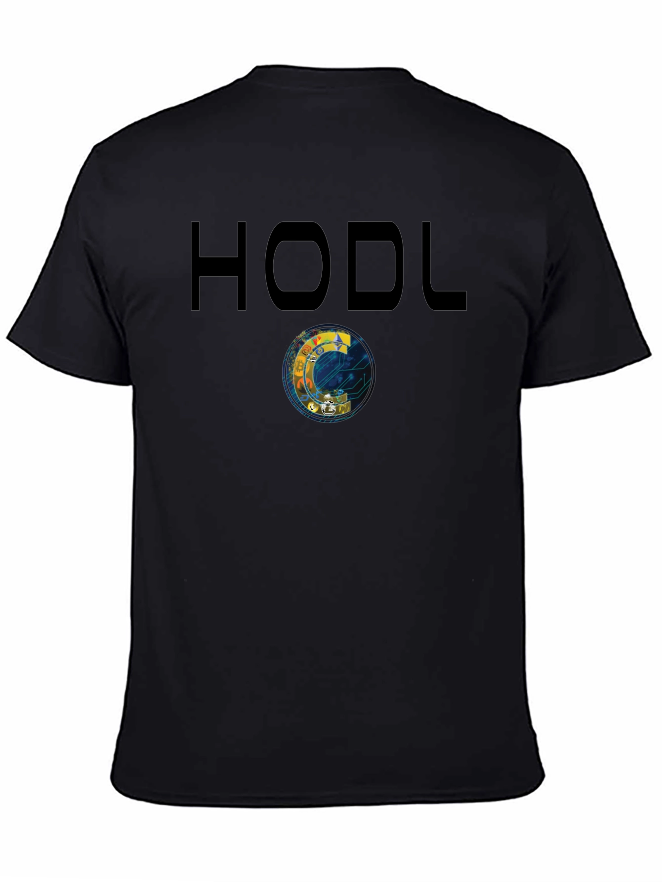 HODL Crypto T-Shirt - Bitcoin Design