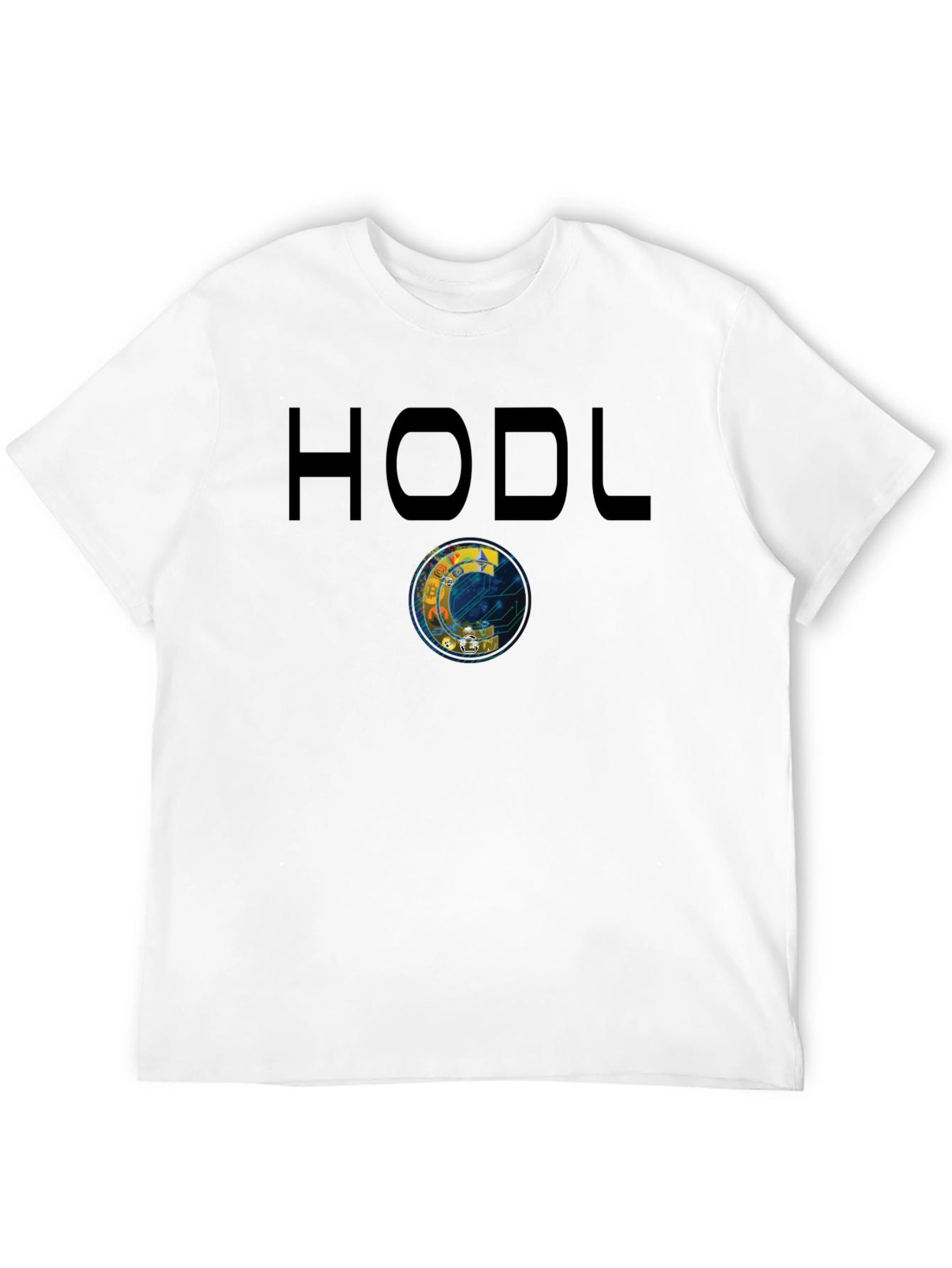 HODL Crypto T-Shirt - Bitcoin Design