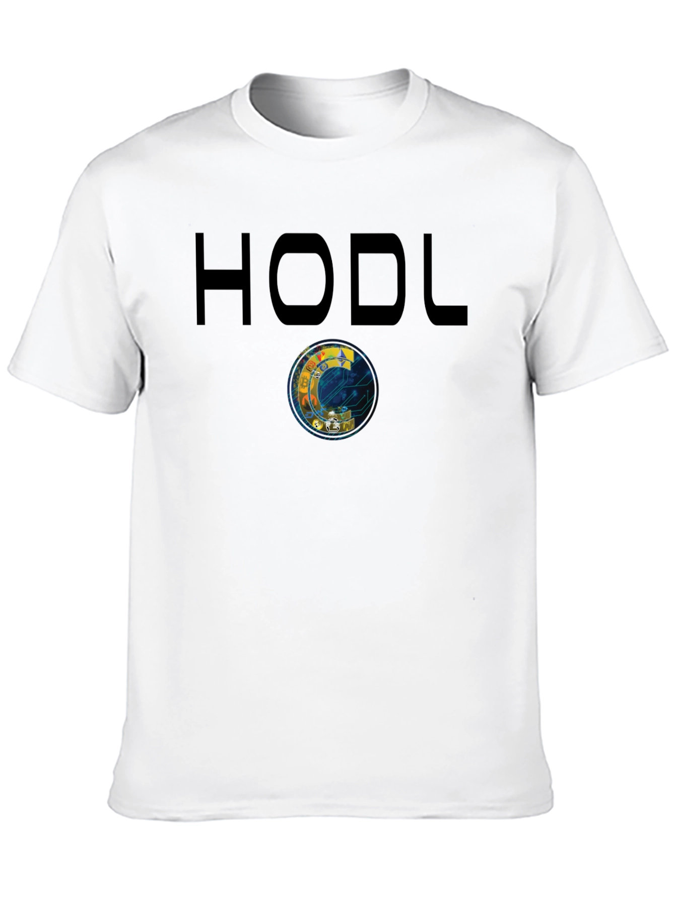 HODL Crypto T-Shirt - Bitcoin Design