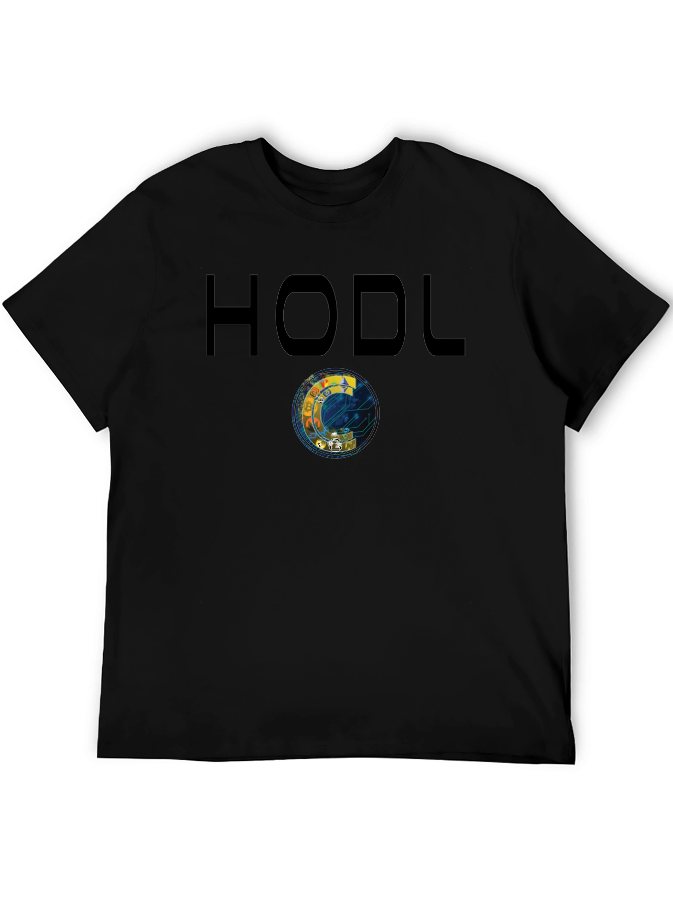 HODL Crypto T-Shirt - Bitcoin Design