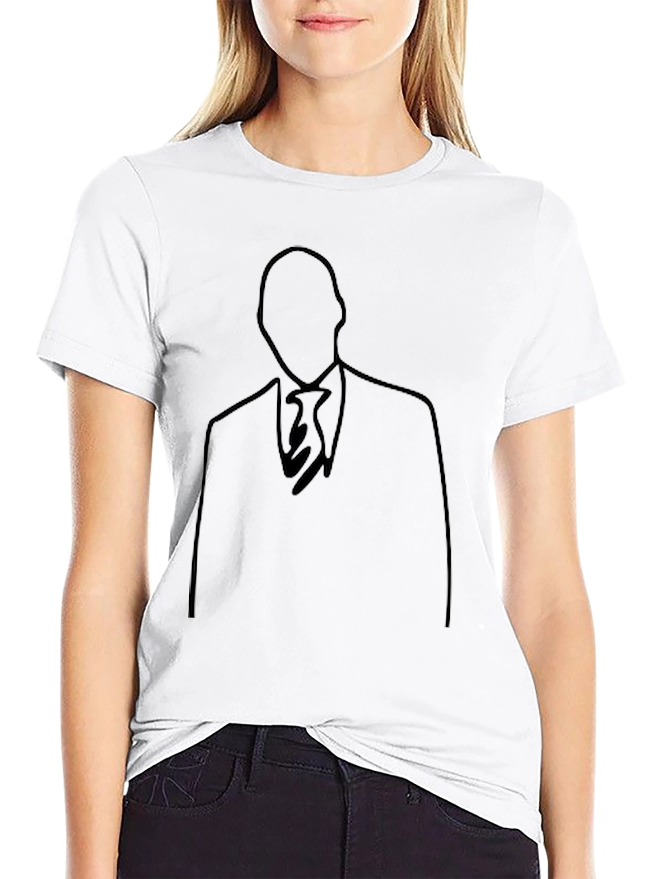 Minimalist Outline T-Shirt - The Stylish Agent