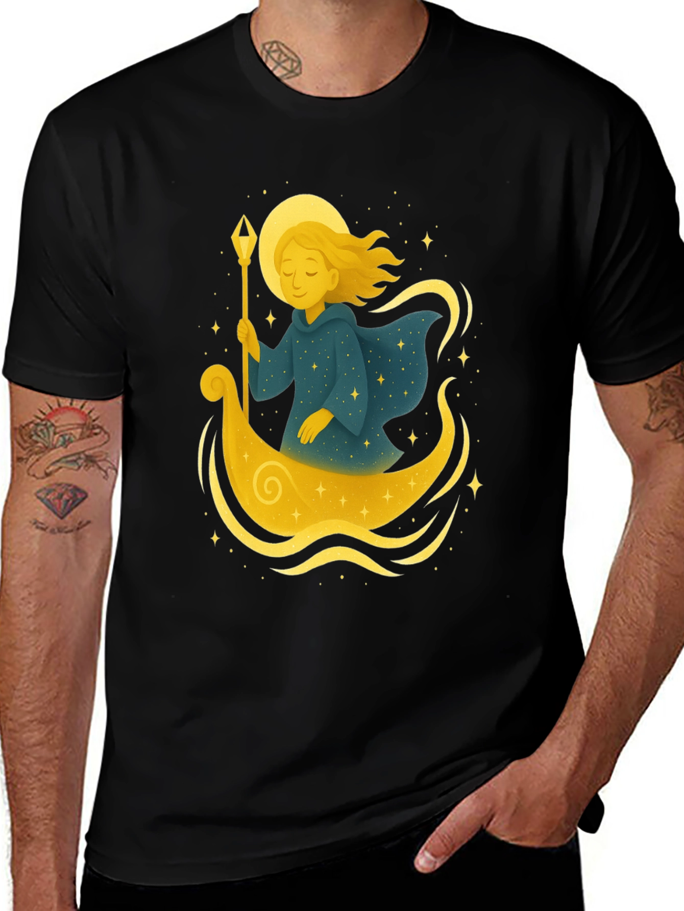 Celestial Navigator Graphic T-Shirt