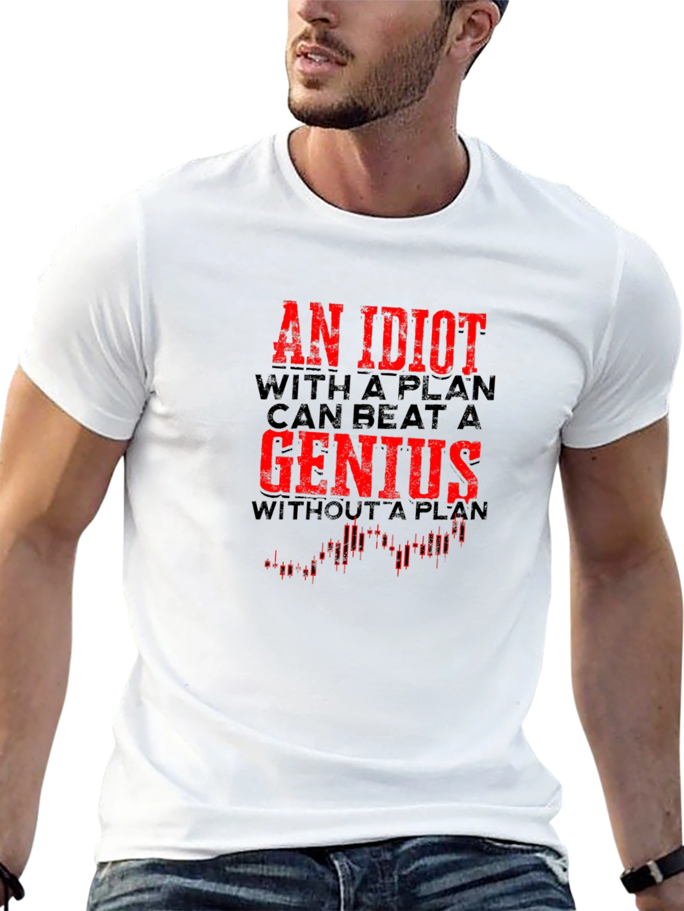Idiot with a Plan Graphic Tee