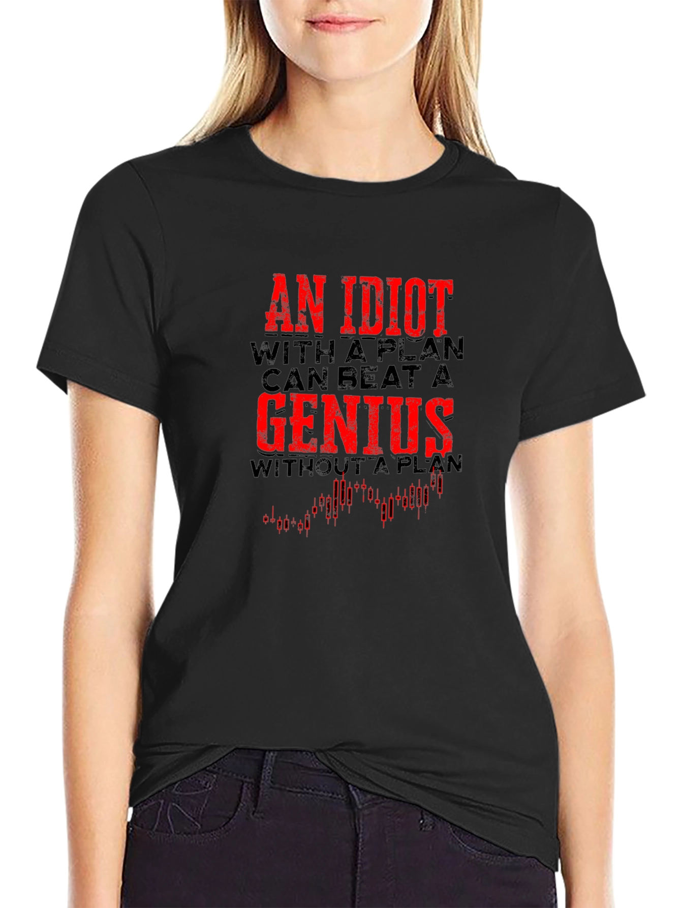 Idiot with a Plan Graphic Tee
