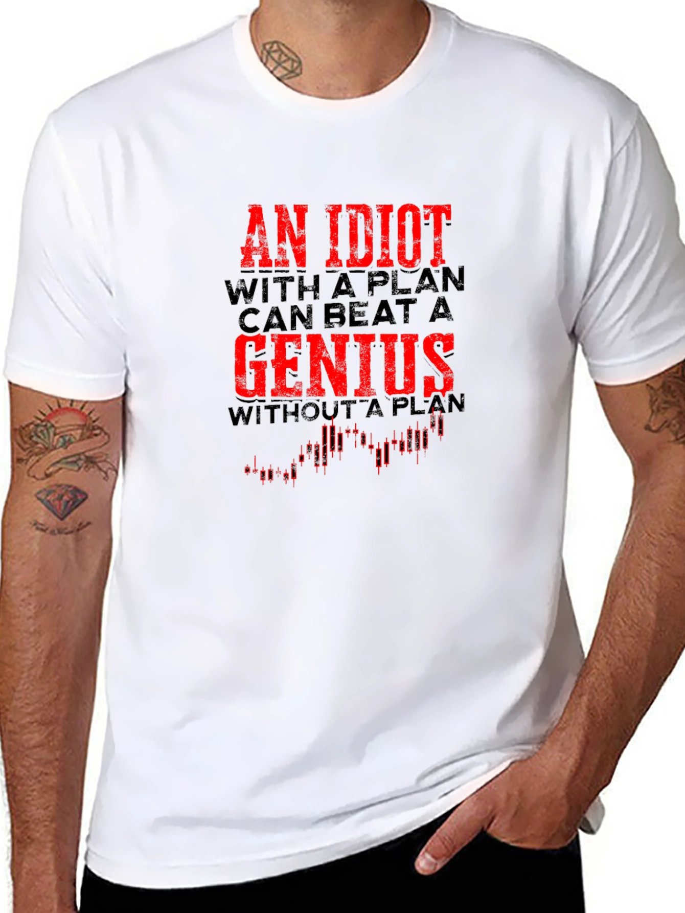 Idiot with a Plan Graphic Tee