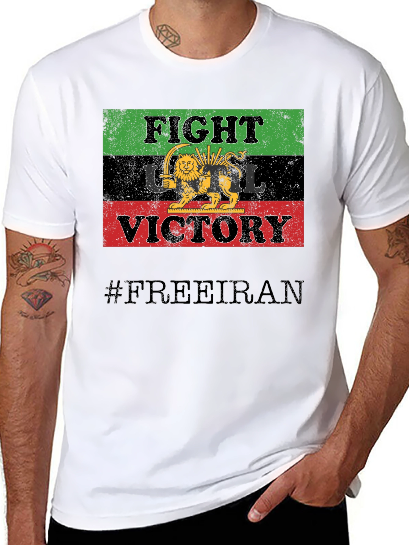 Fight Until Victory Iran T-Shirt