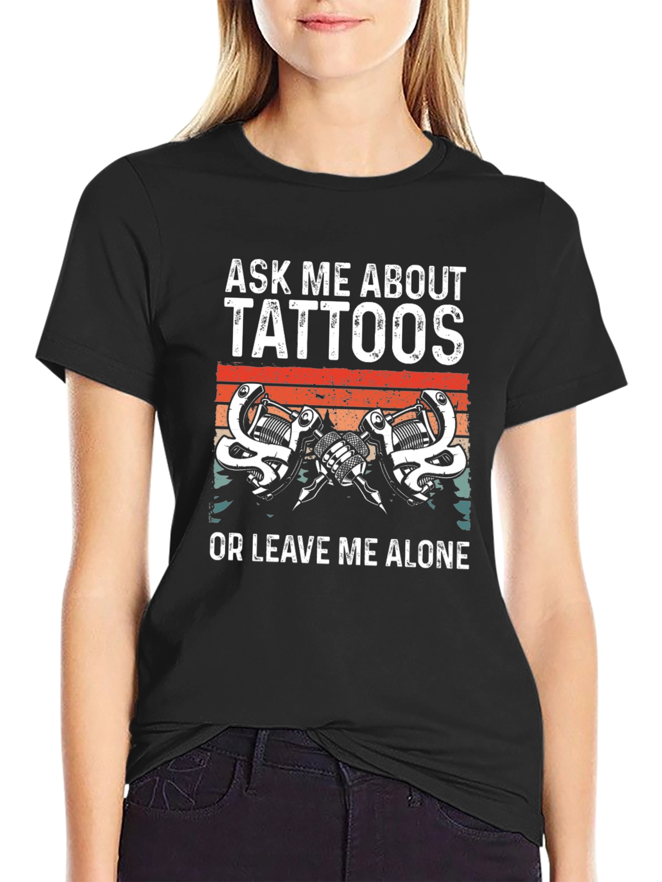 Ask Me About Tattoos Graphic Tee