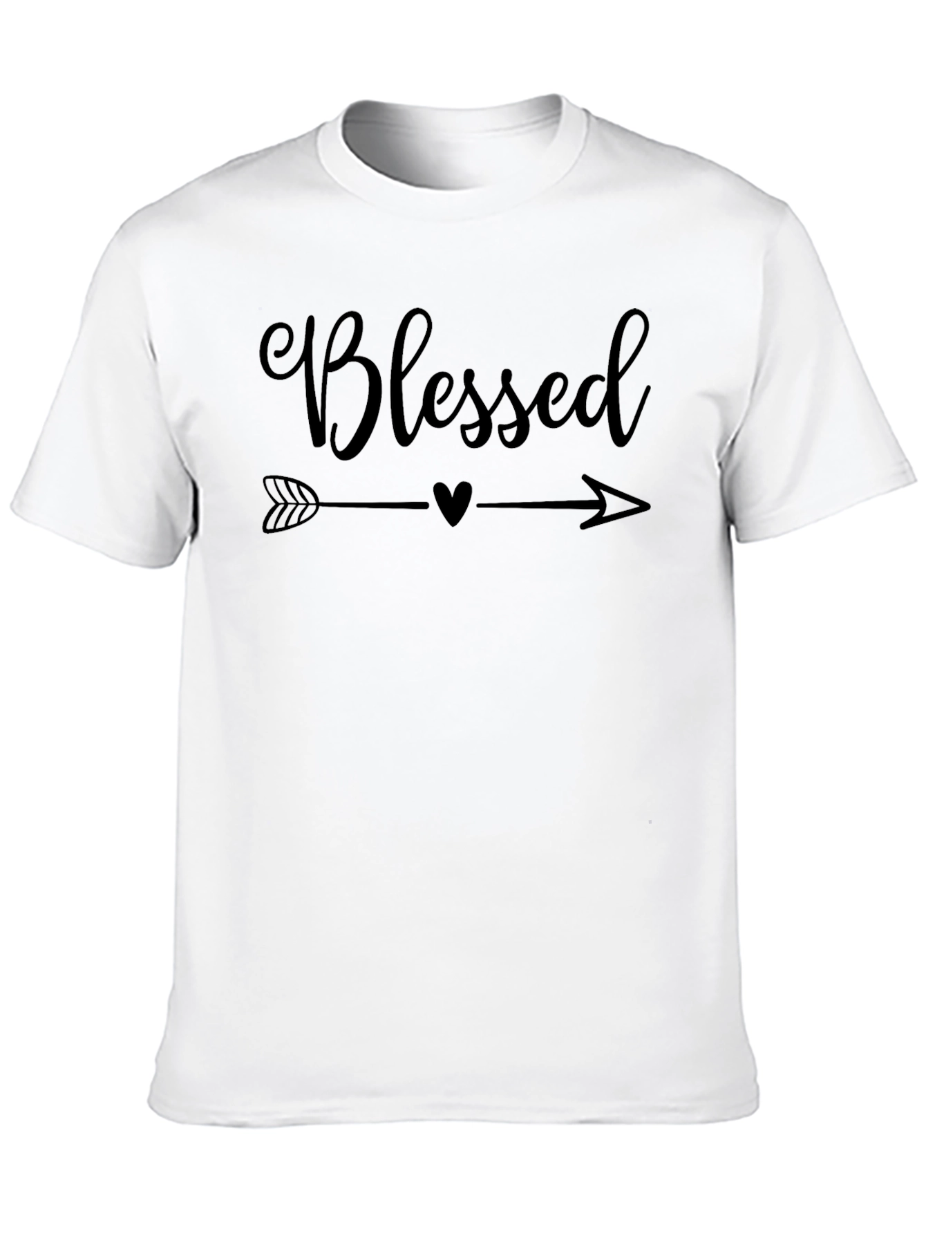 Blessed Arrow Graphic Tee - Unisex Black T-Shirt