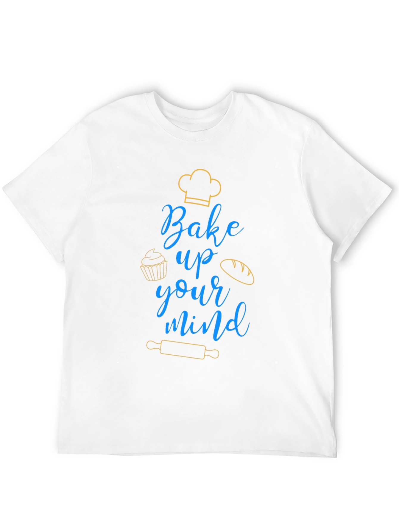 Bake Up Your Mind Black Graphic Tee