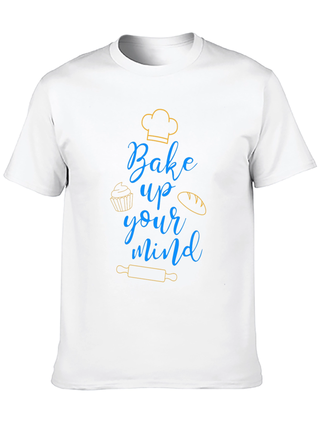 Bake Up Your Mind Black Graphic Tee